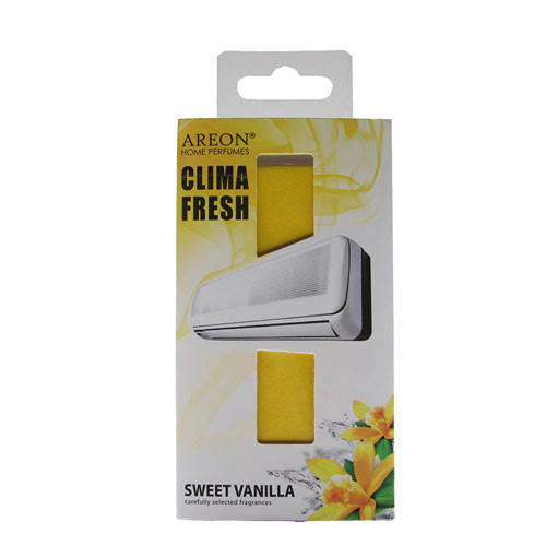 خوشبو کننده آرئون دریچه کولر گازی(اسپیلت) کلیما فرش Areon CLIMA FRESH رایحه SWEET VANILLA