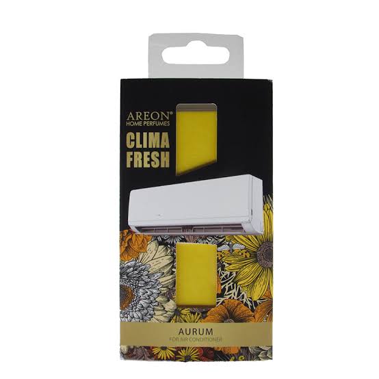 خوشبو کننده آرئون دریچه کولر گازی(اسپیلت) کلیما فرش لوکس Areon CLIMA FRESH رایحه Aurum