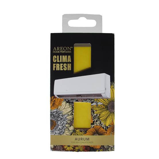 خوشبو کننده آرئون دریچه کولر گازی(اسپیلت) کلیما فرش لوکس Areon CLIMA FRESH رایحه Aurum