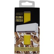 خوشبو کننده آرئون دریچه کولر گازی(اسپیلت) کلیما فرش لوکس Areon CLIMA FRESH رایحه Vanilla Black
